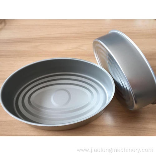 Food Tin 2 piece Oval Can Making Production Line